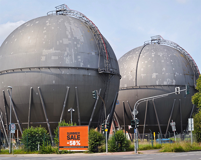 Gasballons Gr&uuml;ner Weg